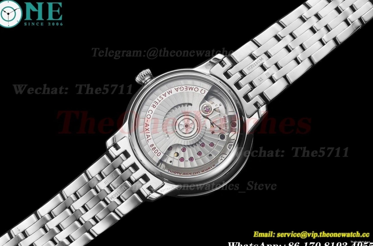 SS VSF De 34mm SS A8800 Ville Ladies Prestige Pink Dial 0413